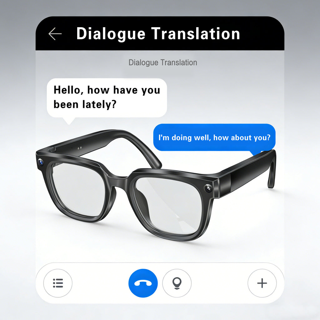 Smart Translation Glasses with Camera and Bluetooth