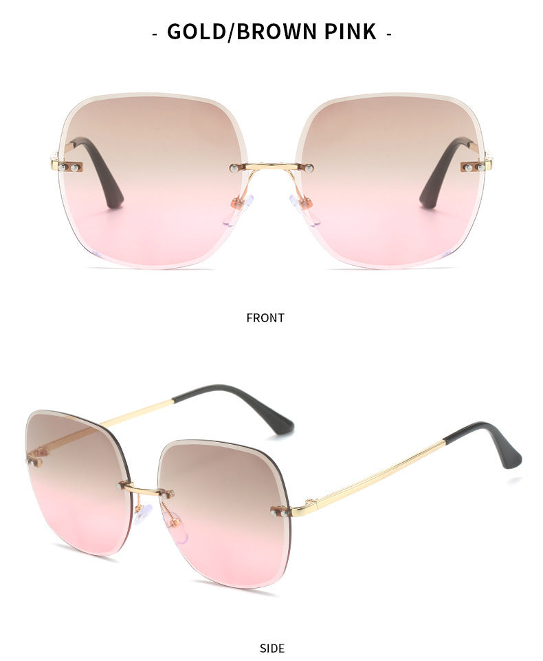 Fashion Cut Edge UV Protection Sunglasses