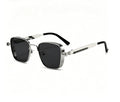 Retro Square Metal Frame Sunglasses UV400 Protection Minimalist Sun Glasses