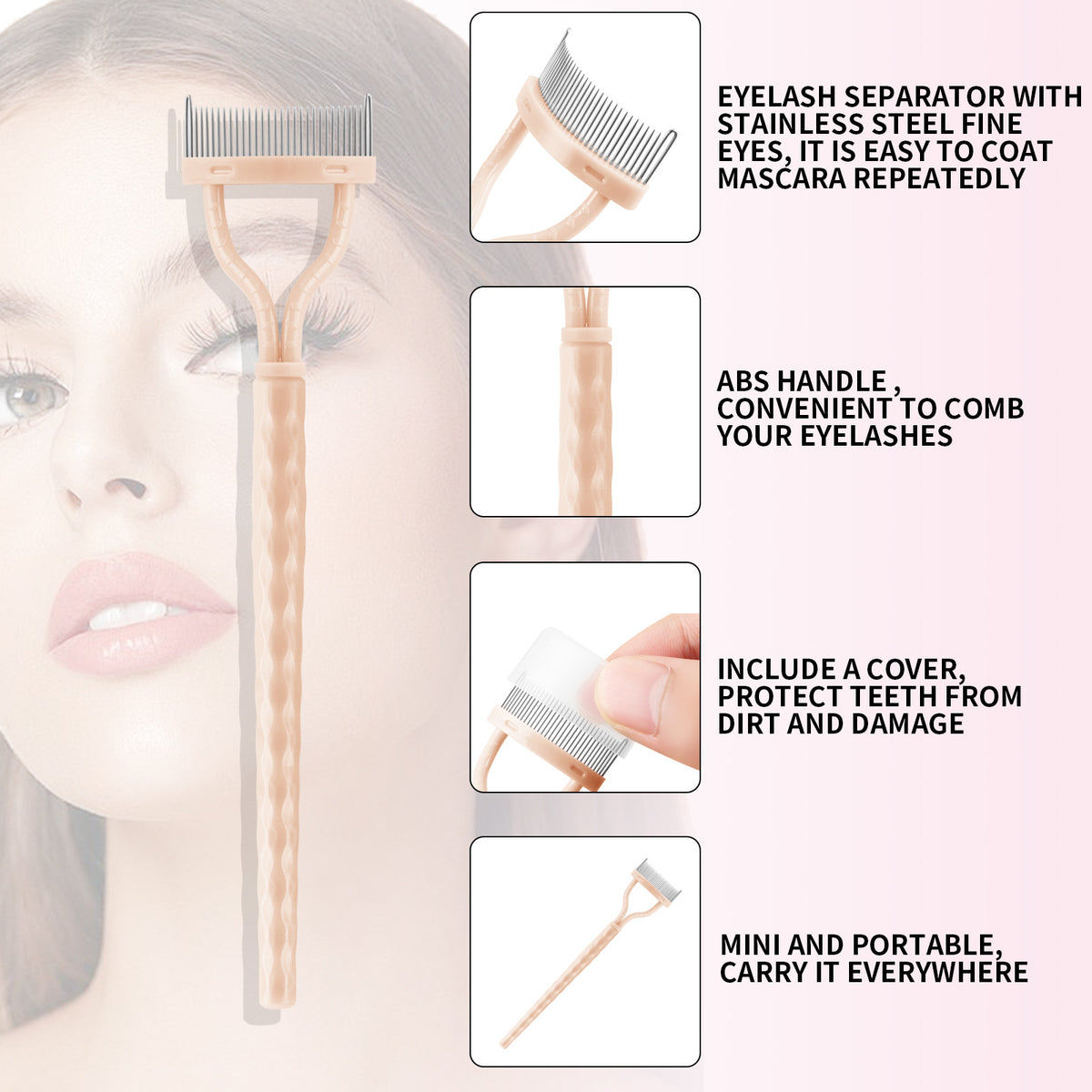 6-Piece Professional Eyelash Makeup Tool Kit
