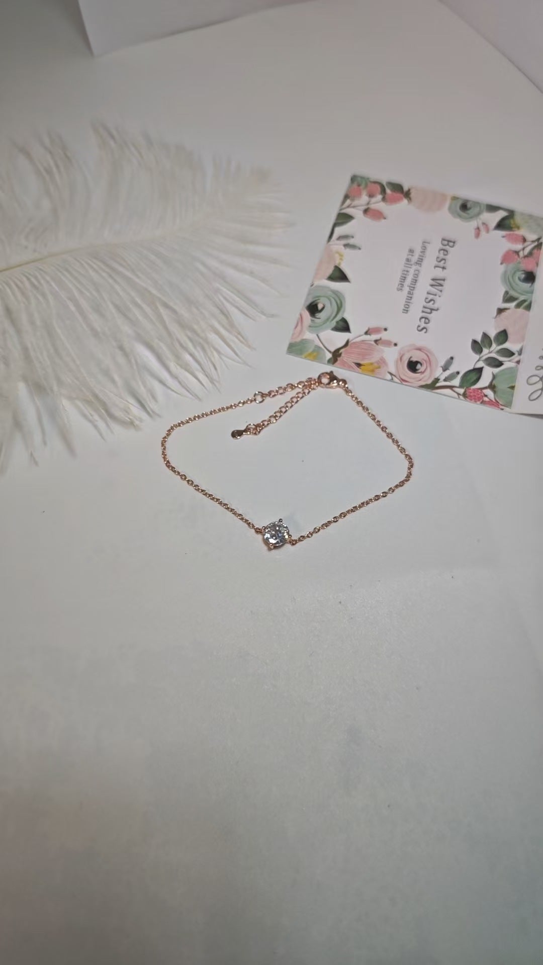 Gold Plated Simulated Diamond Necklace