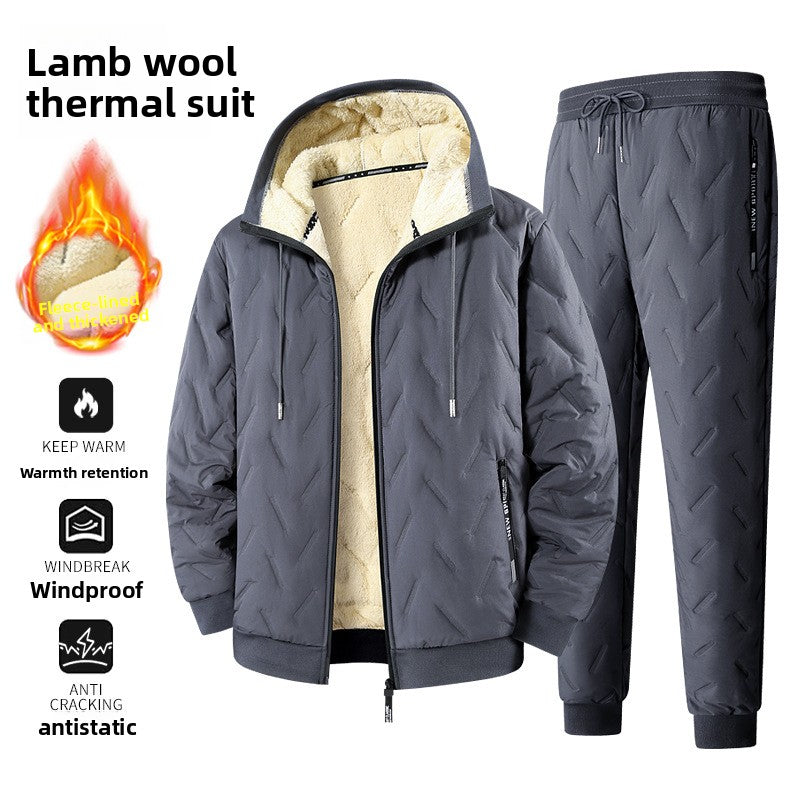 Men's cotton-padded suit