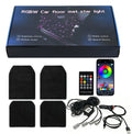 Car Luminous Floor Mats with Music Rhythm Lighting