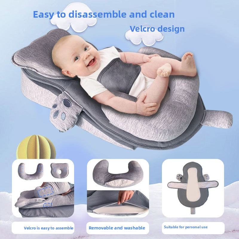 Infant Feeding Slope Pillow with Footrest