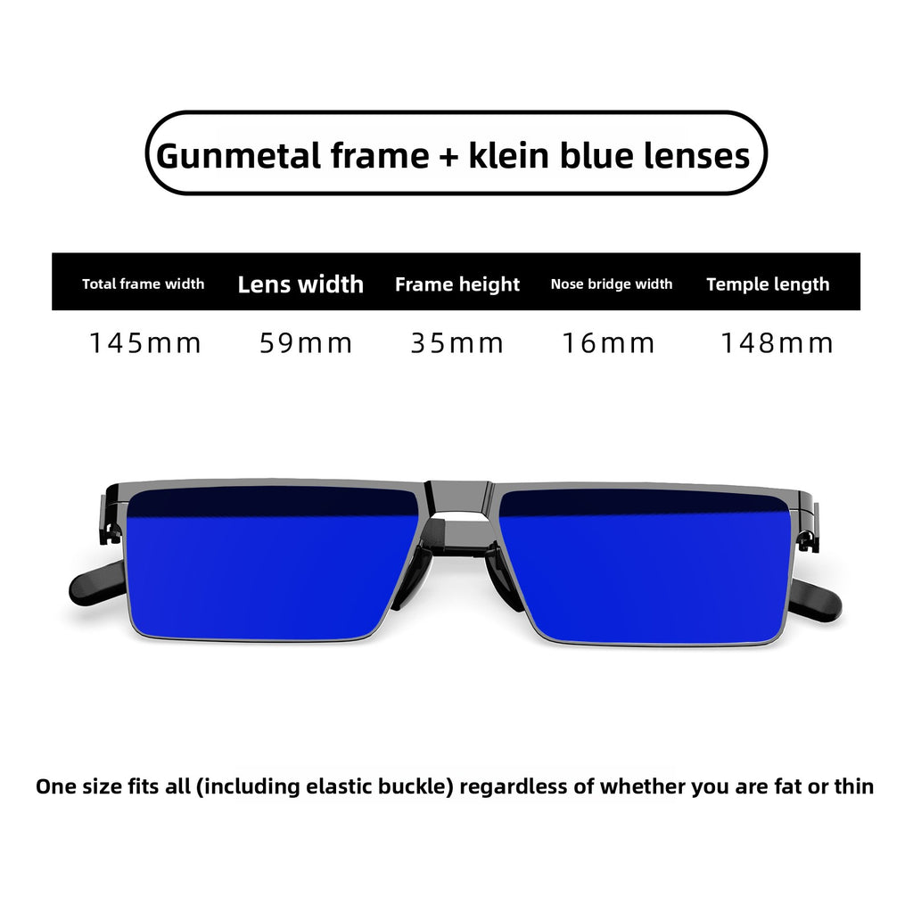 Nordic Flat Frame Anti Blue Light Sunglasses