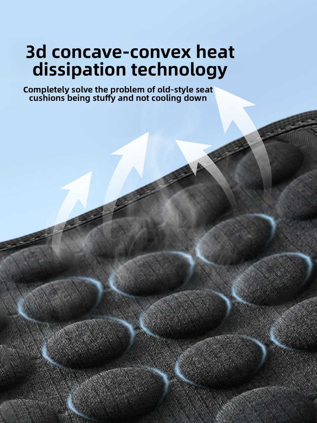 Cooling Gel Car Seat Cushion Summer Breathable Mat