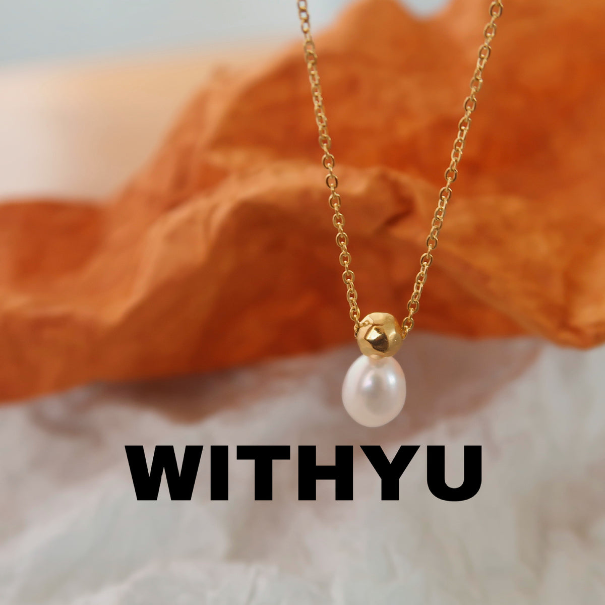 Retro natural freshwater pearl perfume bottle chain