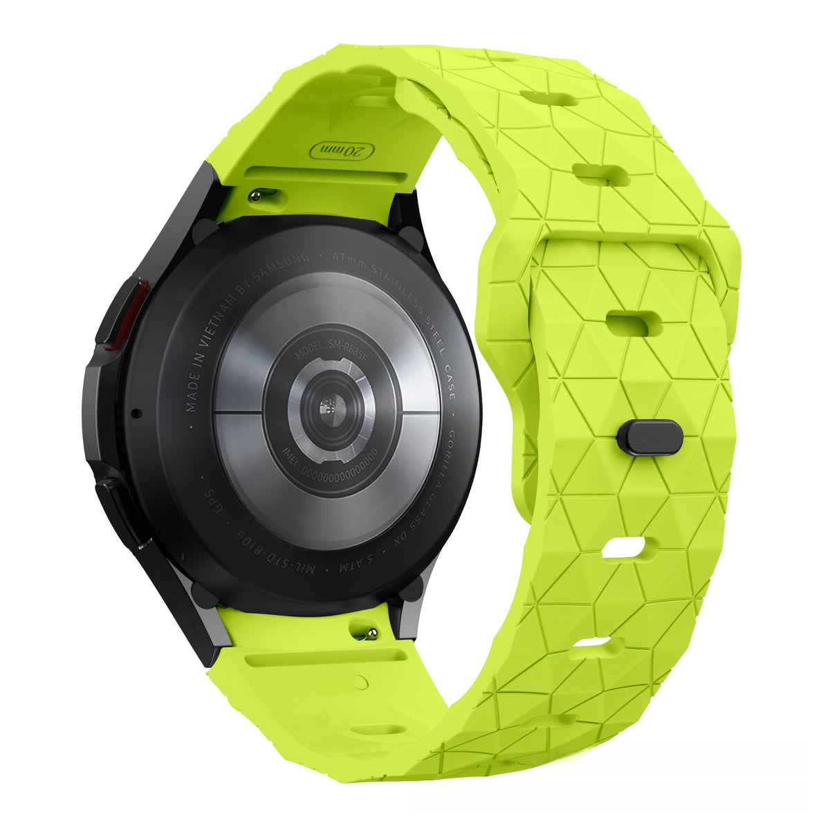 football pattern Two-tone strap