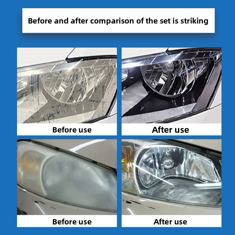 Autogo Headlight Refurbishment Agent for Yellowing Repair and Lens Brightening
