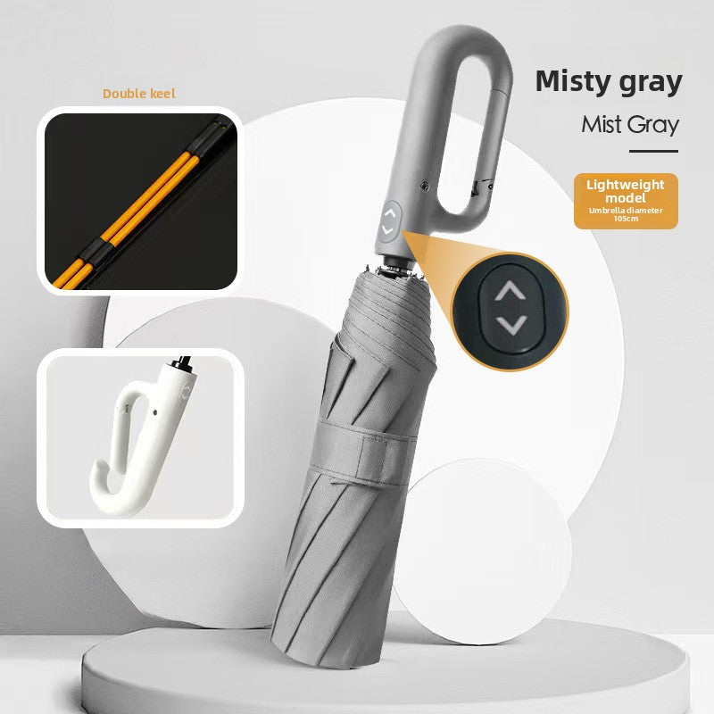 Fully Automatic Umbrella with Ring Handle