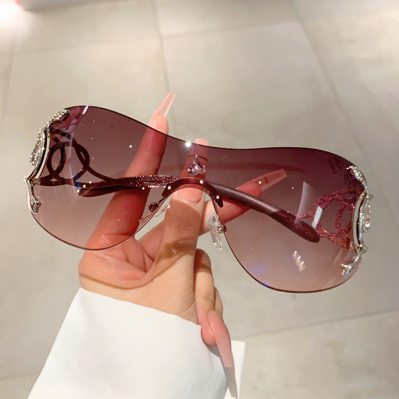 Frameless Snake Legs Sunglasses