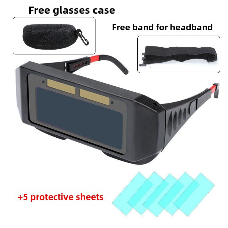 Auto-Darkening Welding Helmet with Lightweight Headband