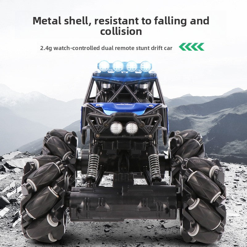 Alloy Four-Wheel Drive Remote Control Stunt Car