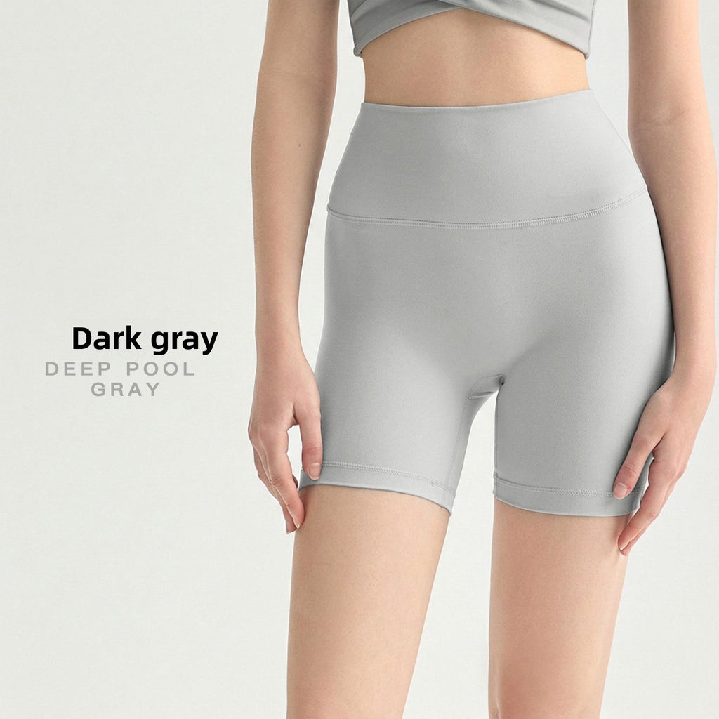 High-Waisted Seamless Yoga Shorts
