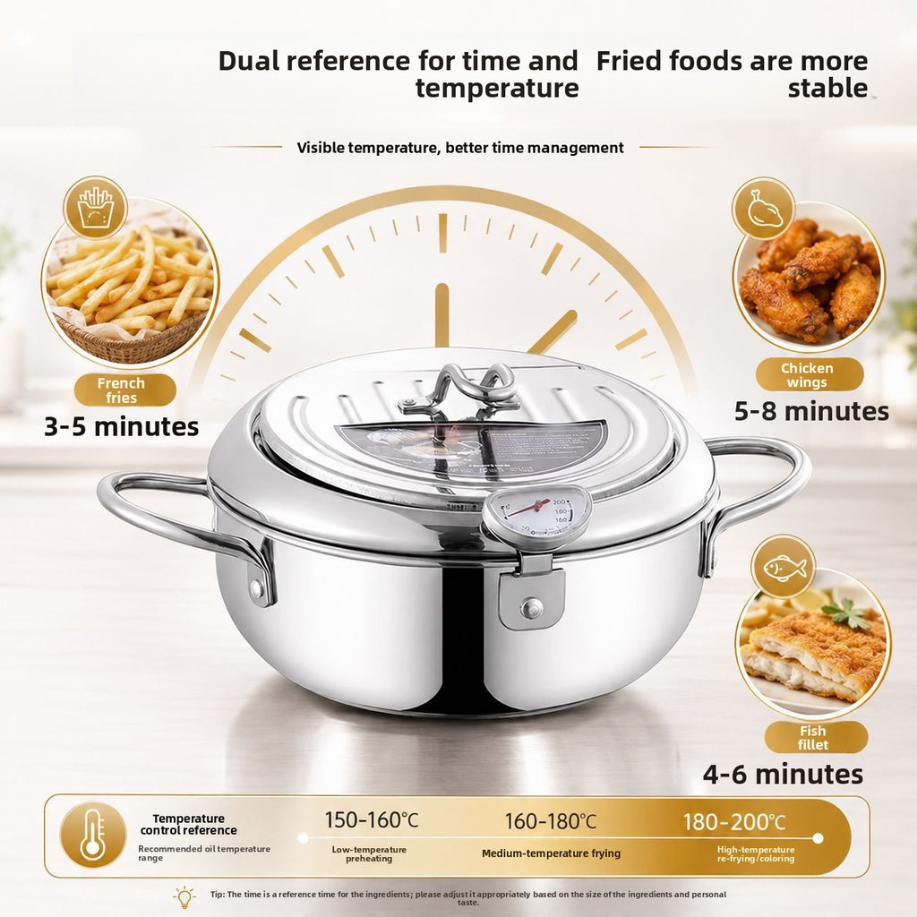Multi-Functional Stainless Steel Fryer