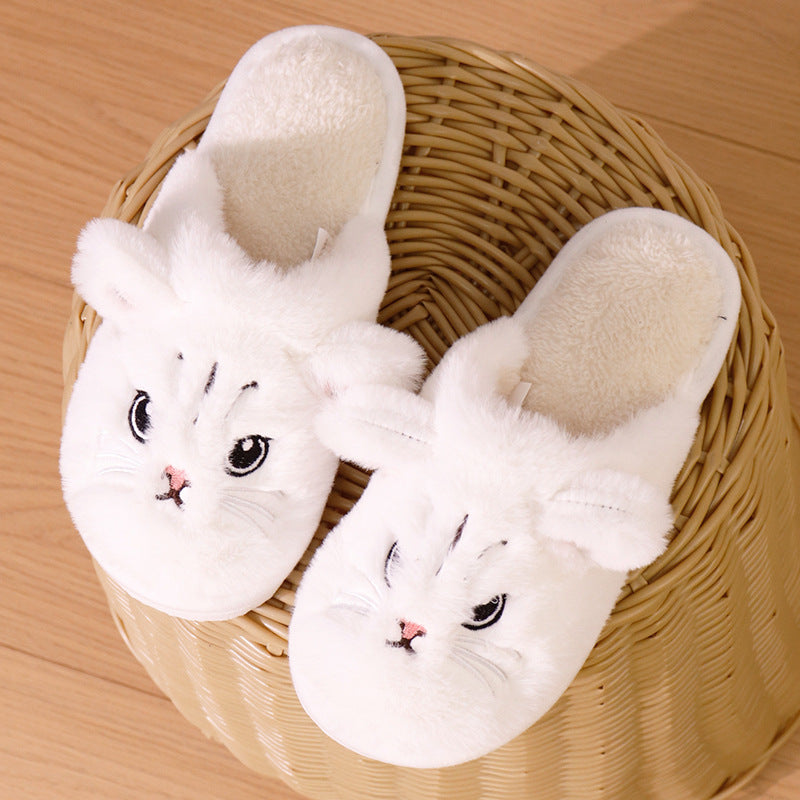Cat cotton slippers