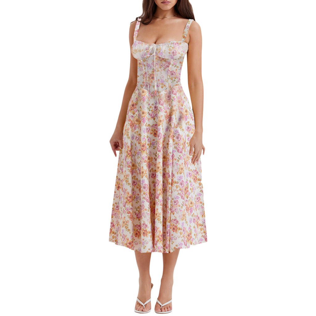 Strap Waist Sling Dress