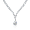 Moissanite Silver Necklace