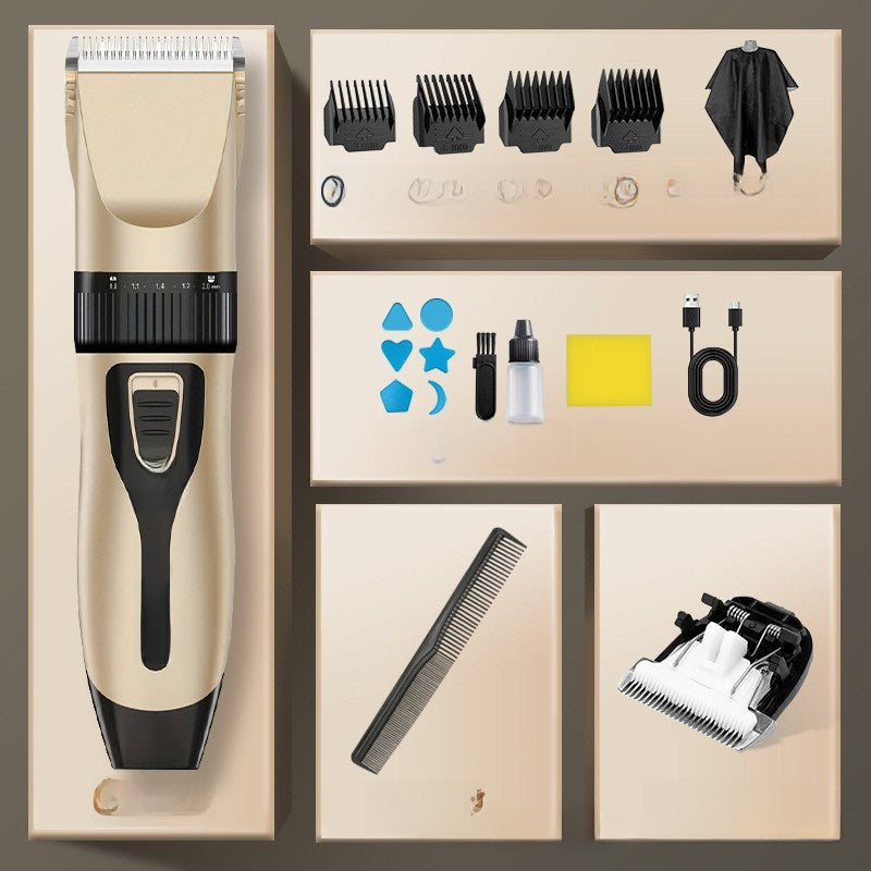 Rechargeable Hair Clipper with Stainless Steel Blades