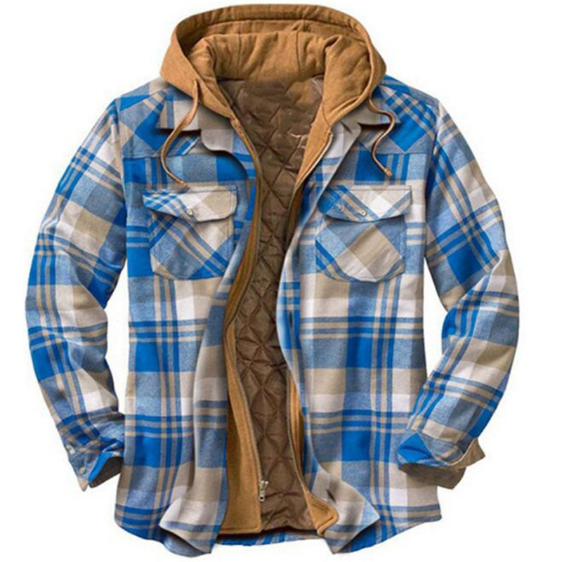 Men's Thickened Hooded Jacket