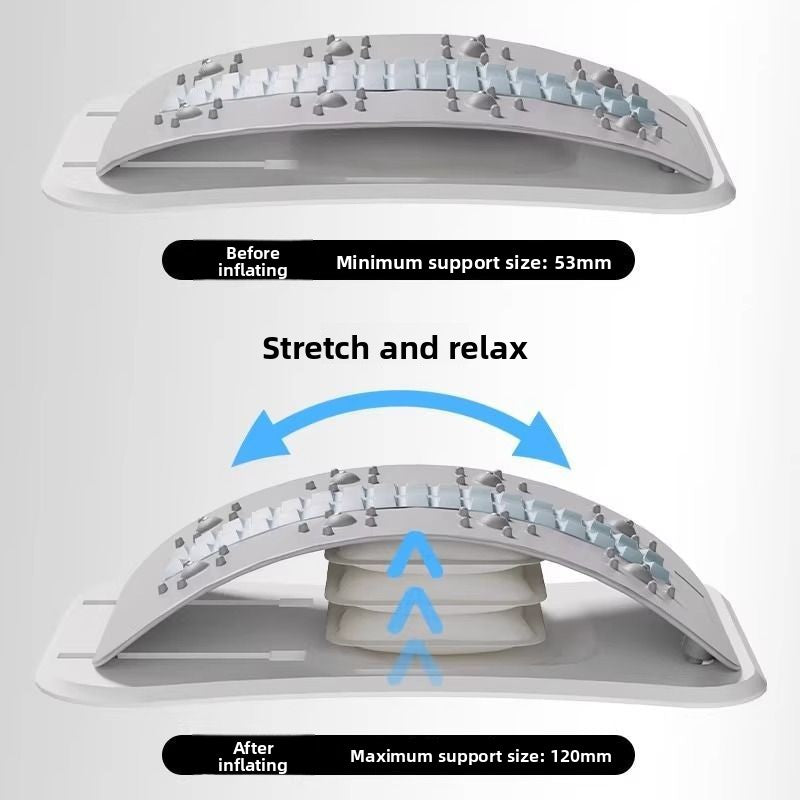 Inflatable Lumbar Reliever, Adjustable Air Bag Waist Support Plate to Relieve Lumbar Disc and Waist Stretching Artifact Wholesale