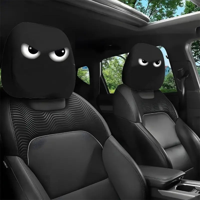 Car Printed Headrest Case Universal Funny Fun Universal Headgear