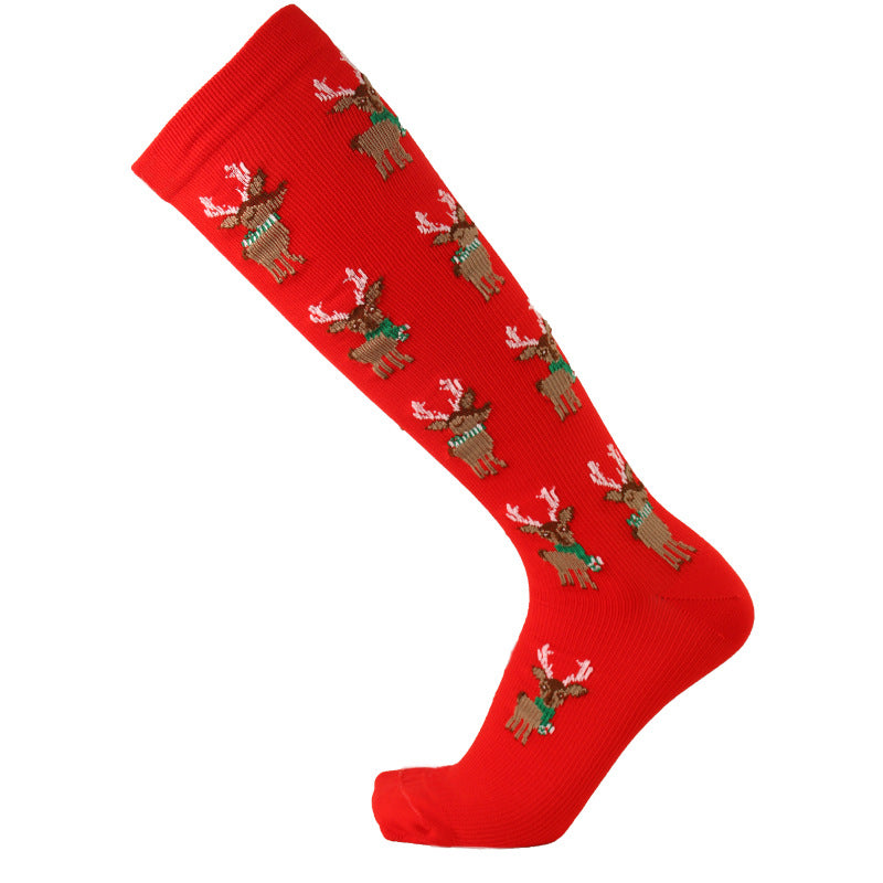 Christmas Compression Socks with Festive Designs