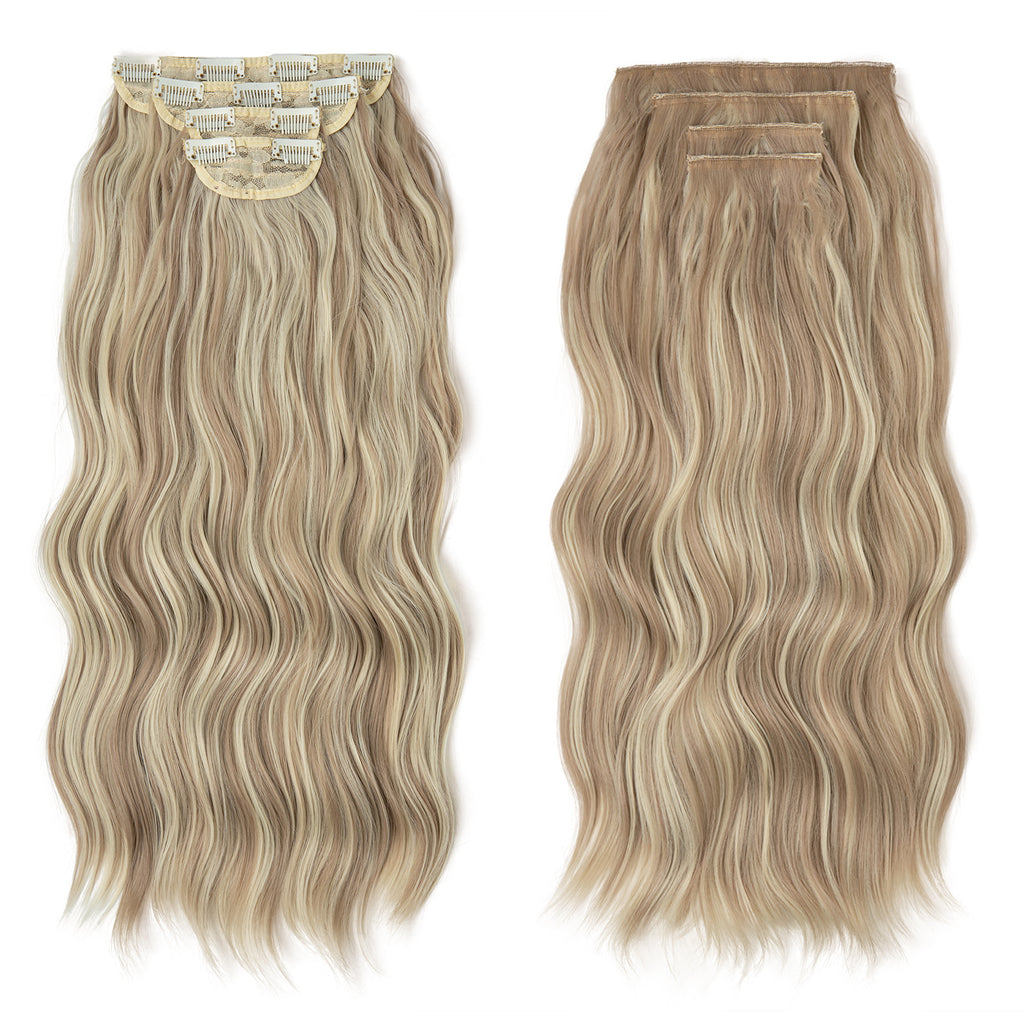 Long curly hair extensions