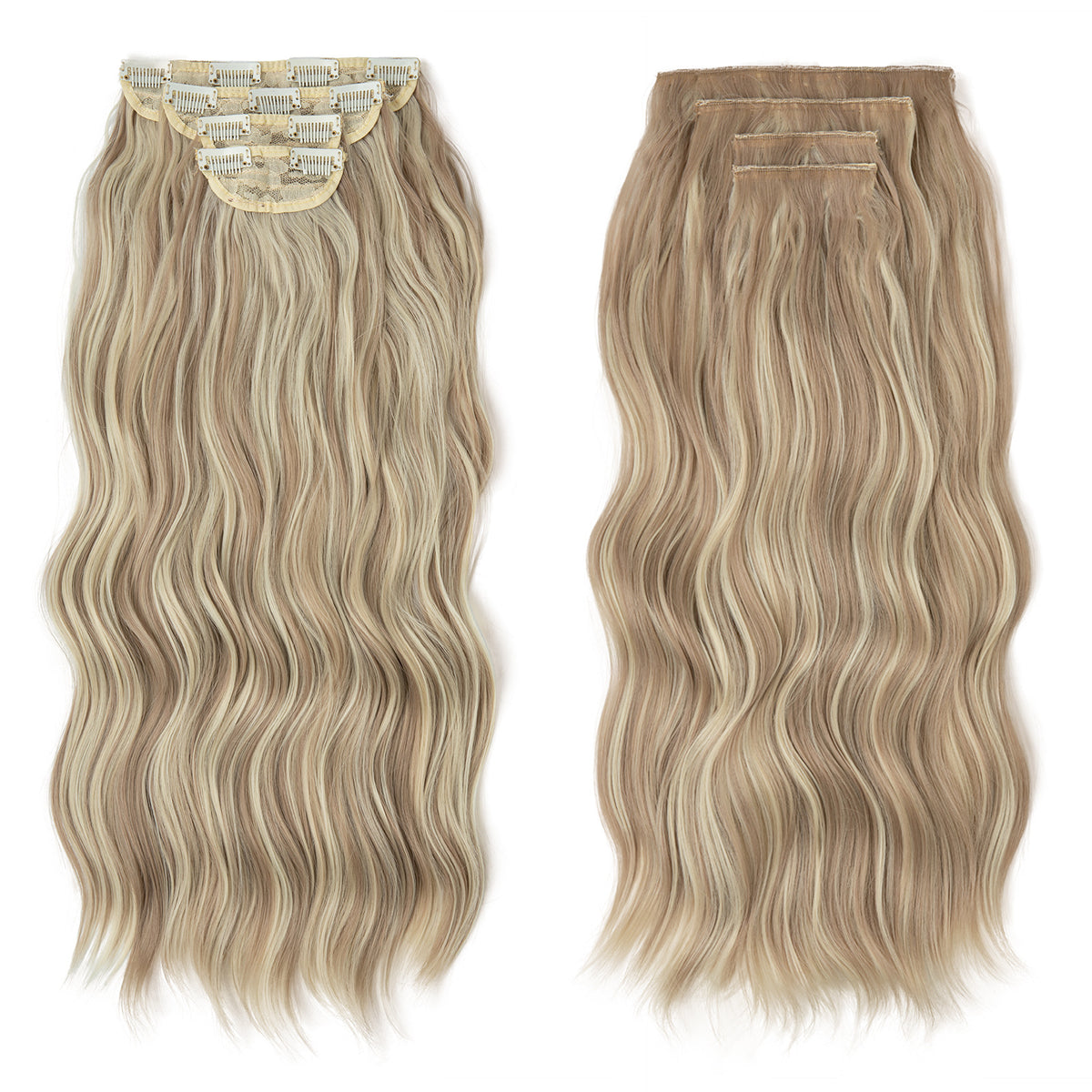 Long curly hair extensions