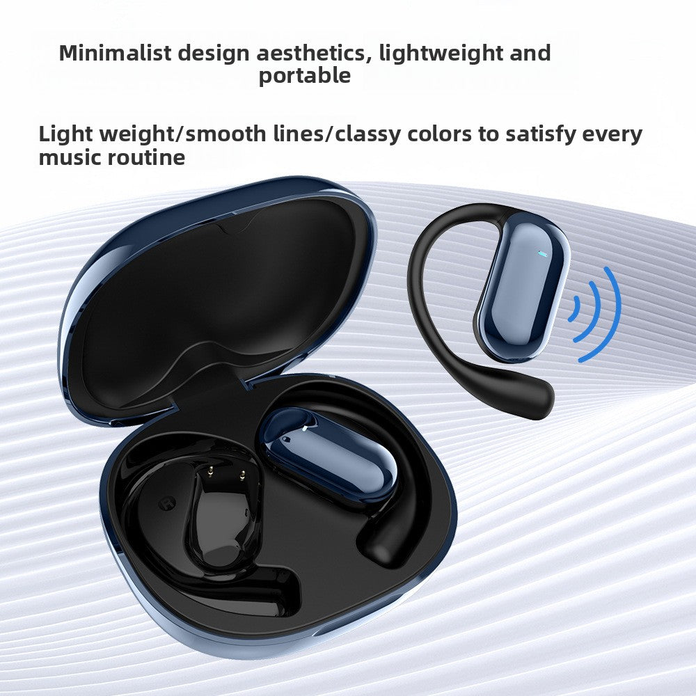 Open-Ear Bluetooth Earphones with AI Translation and Color Screen