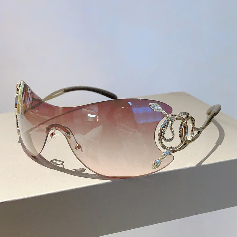 Frameless Snake Legs Sunglasses