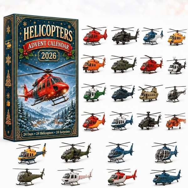 Aircraft Series Blind Box Advent Calendar Christmas Toy