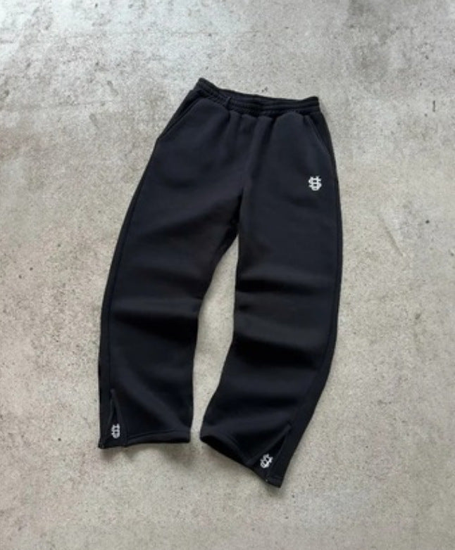 Fleece-Lined Hooded Tracksuit Set
