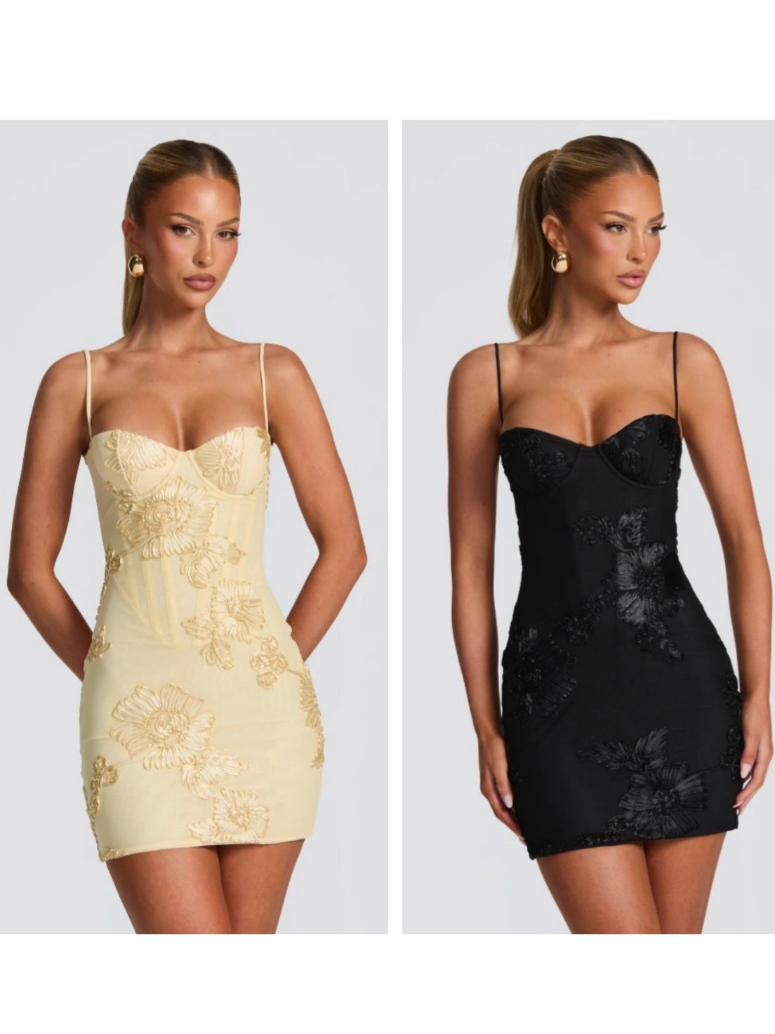 Women's V-Neck Backless Floral Dress