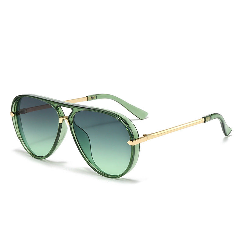 Retro Round Frame UV400 Sunglasses