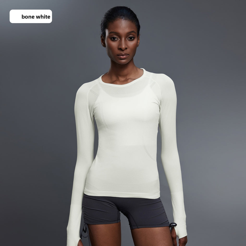 Seamless yoga top