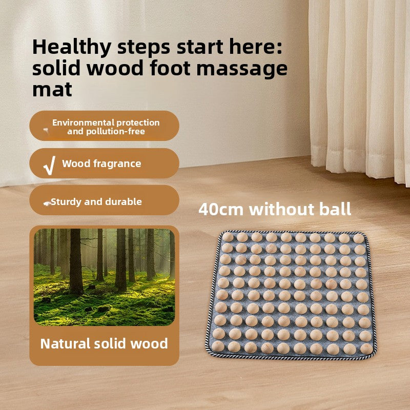 Solid Wood Acupressure Foot Massage Mat