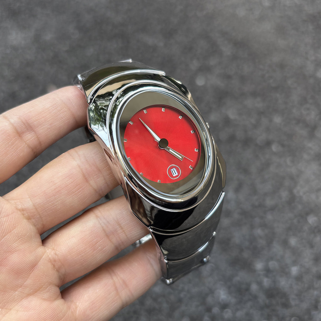 Special-Shaped Men's Quartz Watch Fashion Niche Design Luminous Waterproof Watch