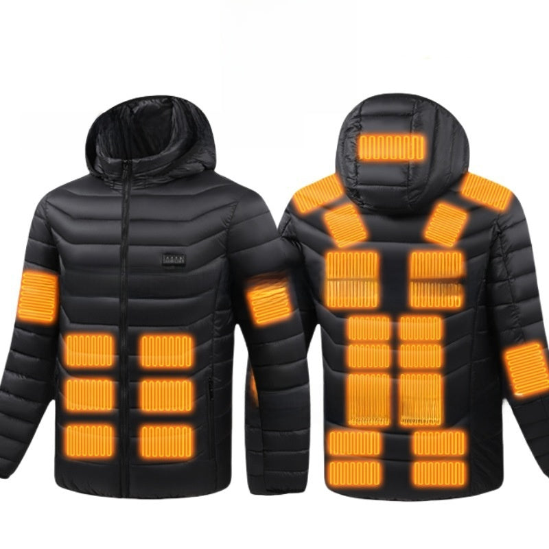 Thermal cotton coat with heating function