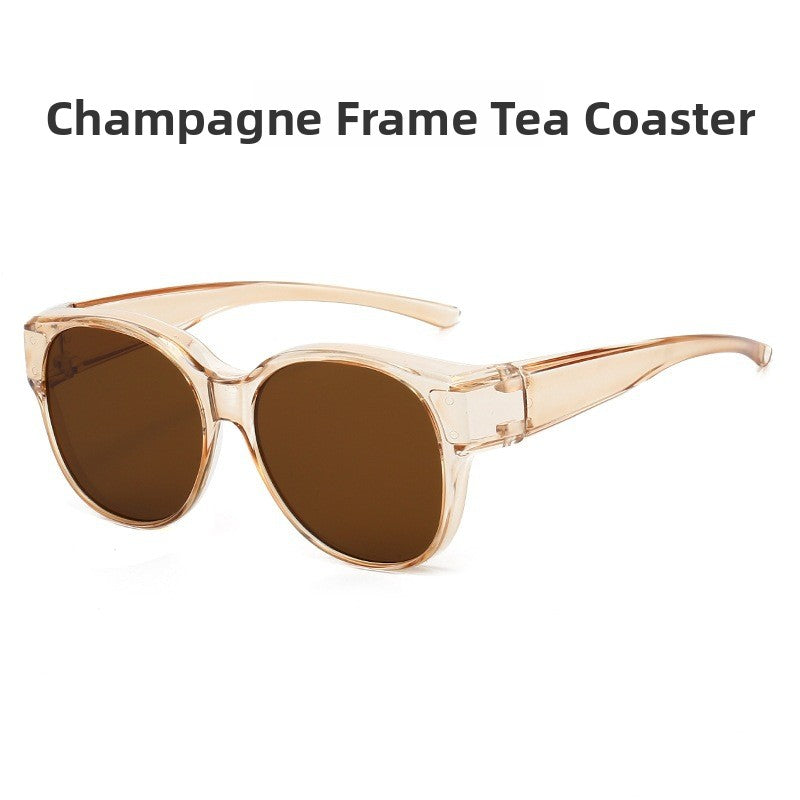 Polarized Over-Glasses Sunglasses UV400 Protection HD Lens Fit Over Prescription Glasses