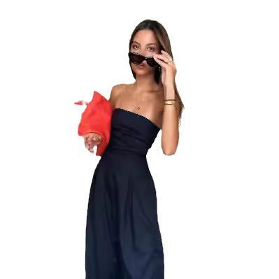 Womens Straight Leg Polyester Trousers