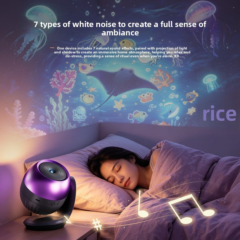 LED Projection Lamp with Music and Multiple Images