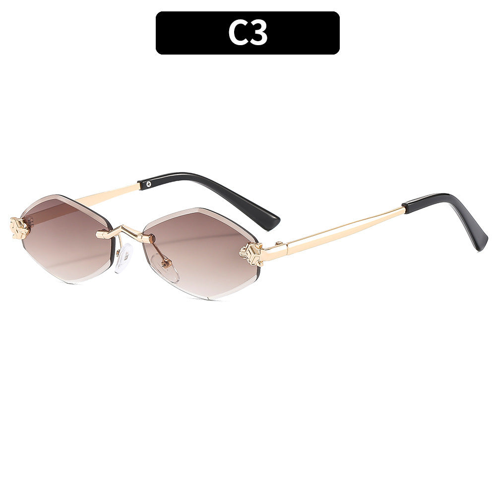 Diamond-shaped sunglasses