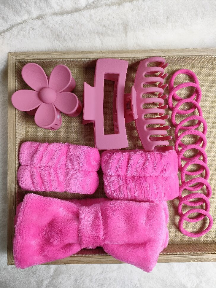 Soft Fabric Hair Accessories Set