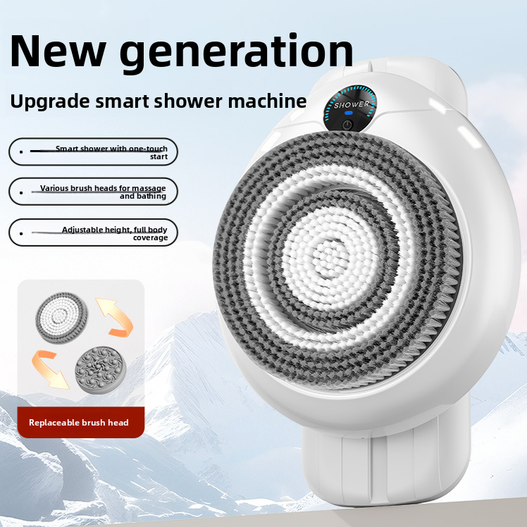 Wall-Mounted Automatic Electric Shower Brush