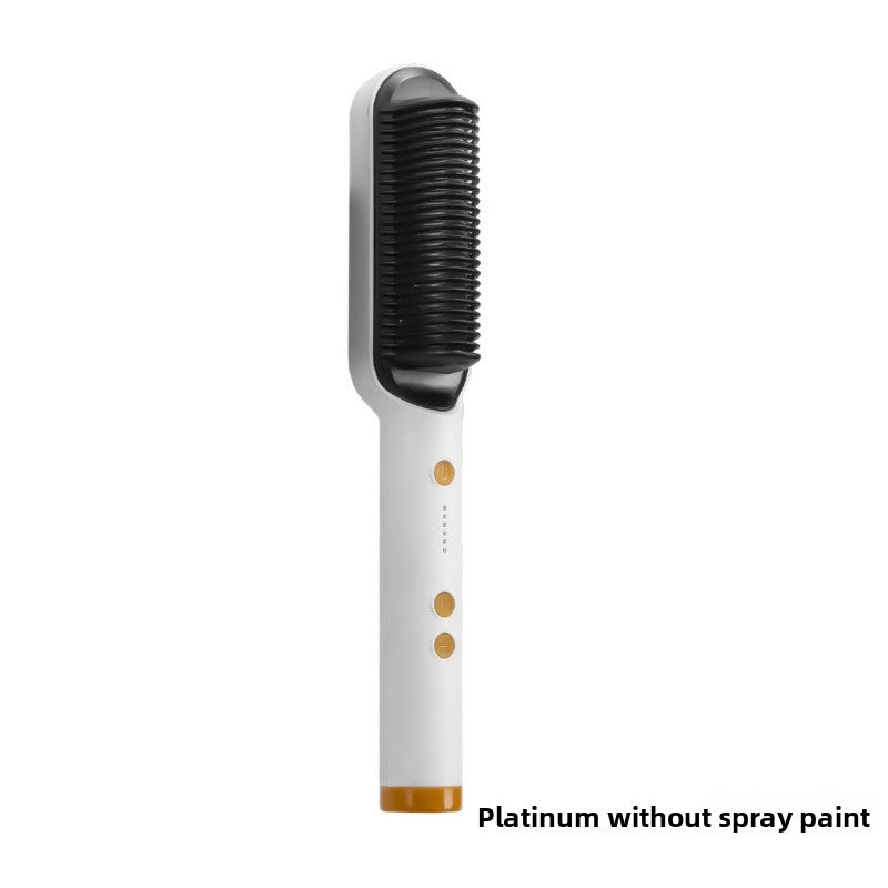 Negative Ion Hair Straightener and Curler Dual Function Styling Comb