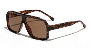 New Y2K Style Cool Square New Retro Rim Sunglasses Men's TR90 Sunglasses Women's Cross-border Big Frame Trend