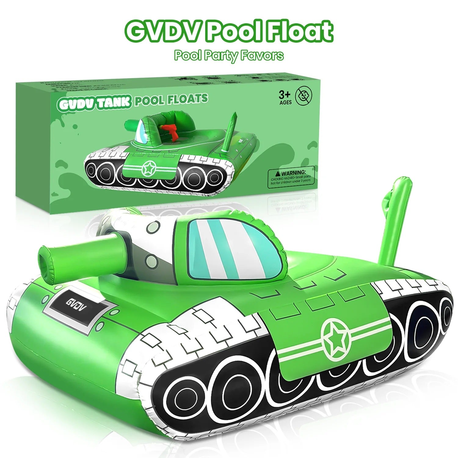 Inflatable Water Spray Battle Tank