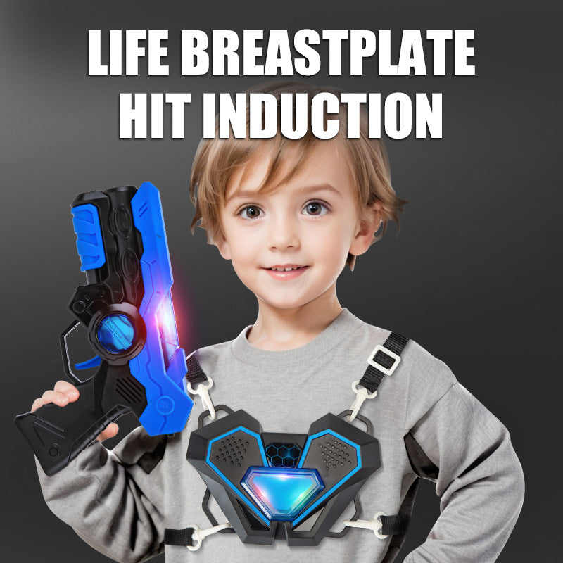 Interactive battle toy gun