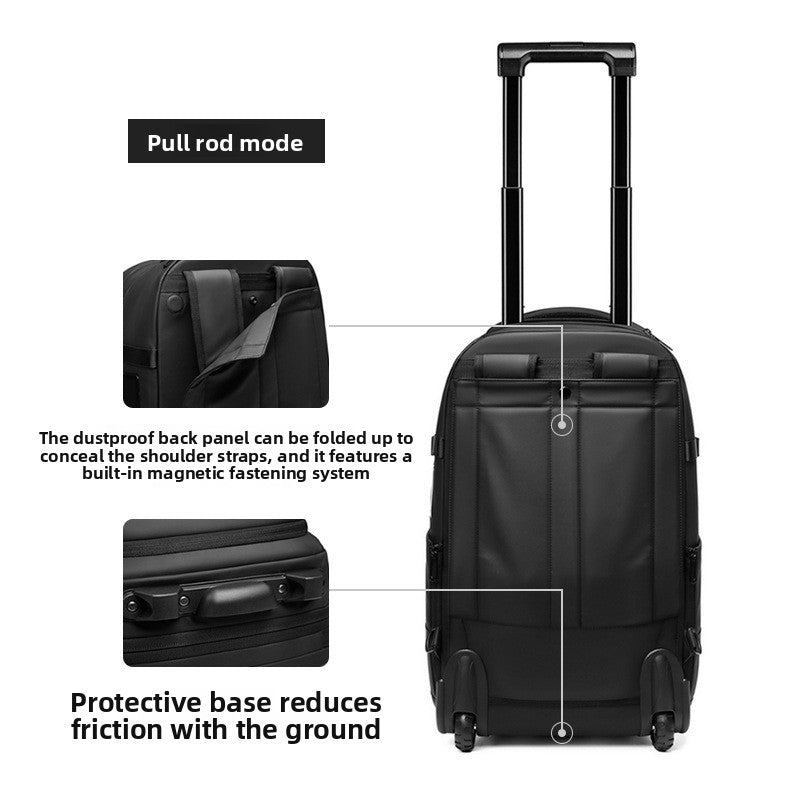 One key vacuum pull rod bag